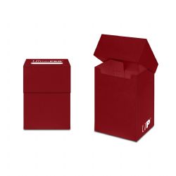 ULTRA PRO -  SOLID DECK BOX - RED (80)