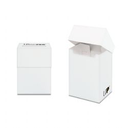 ULTRA PRO -  SOLID DECK BOX - WHITE (80)
