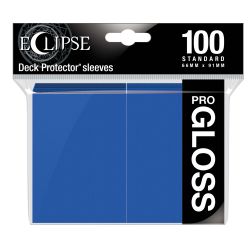 ULTRA PRO -  STANDARD SIZE SLEEVES - PRO-GLOSS - PACIFIC BLUE (100) -  ECLIPSE