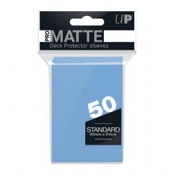 ULTRA PRO -  STANDARD SIZE SLEEVES - PRO-MATTE - LIGHT BLUE (50)