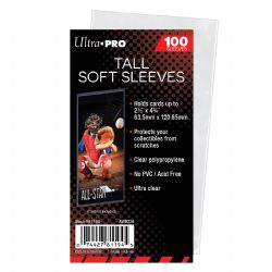 ULTRA PRO -  TALL SOFT SLEEVES - TALL BOYS  (PACK OF 100)