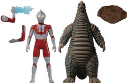 ULTRAMAN -  ULTRAMAN AND RED KING FIGURES BOX SET -  5 POINTS