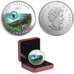 UNDER THE SEA -  SEA TURTLE -  2017 CANADIAN COINS 03
