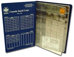 UNI-SAFE ALBUMS -  BLUE ALBUM FOR CANADIAN 1-CENT (1920-2012)