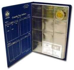 UNI-SAFE ALBUMS -  BLUE ALBUM FOR CANADIAN 2-DOLLAR (1996-2018)