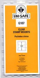 UNI-SAFE -  CLEAR STAMP MOUNTS G107 (PACK OF 7)