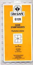 UNI-SAFE -  CLEAR STAMP MOUNTS G120 (PACK OF 5)