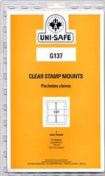 UNI-SAFE -  CLEAR STAMP MOUNTS G137 (PACK OF 7)