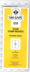 UNI-SAFE -  CLEAR STAMP MOUNTS G59 (PACK OF 10)
