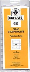 UNI-SAFE -  CLEAR STAMP MOUNTS G82 (PACK OF 10)
