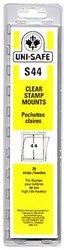 UNI-SAFE -  CLEAR STAMP MOUNTS S44 (PACK OF 20)