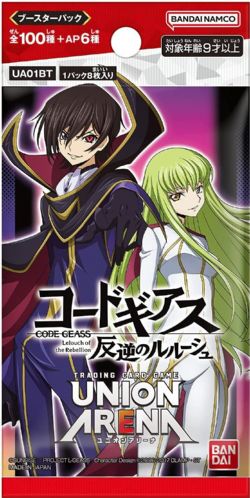 UNION ARENA -  BOOSTER PACK (JAPANESE)(P8) -  CODE GEASS : LELOUCH OF REBELLION BT01