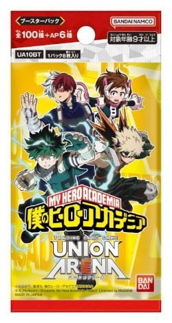 UNION ARENA -  BOOSTER PACK (P8/B16) (JAPANESE) BT10 -  MY HERO ACADEMIA