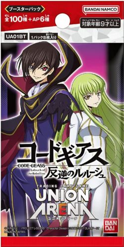 UNION ARENA -  BOOSTER PACK (P8/B20) (JAPANESE) BT01 -  CODE GEASS : LELOUCH OF REBELLION