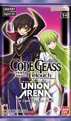 UNION ARENA -  LELOUCH OF THE REBELLION - BOOSTER PACK (ENGLISH) (P12/B16)***LIMIT OF 1 BOOSTER BOX PER CUSTOMER*** UE01BT -  CODE GEASS