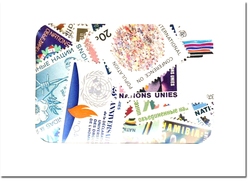 UNITED NATIONS -  250 ASSORTED STAMPS - UNITED NATIONS MINT
