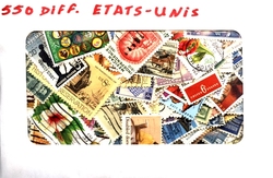 UNITED STATES -  550 ASSORTED STAMPS - UNITED STATES