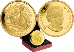 UNTAMED CANADA -  WOLVERINE -  2014 CANADIAN COINS 03