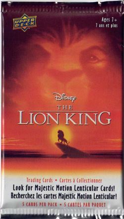 UPPER DECK DISNEY'S THE LION KING TRADING CARD PACK (ENGLISH)