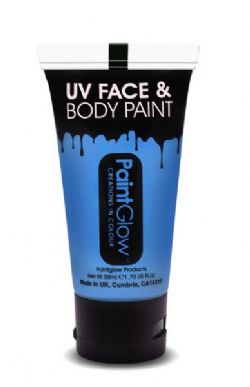UV MAKE UP -  UV FACE & BODY PAINT - NEON BLUE (50 ML)