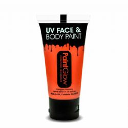 UV MAKE UP -  UV FACE & BODY PAINT - NEON ORANGE (50 ML)