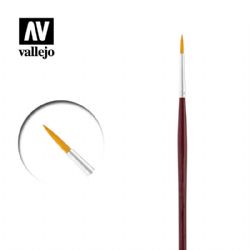 VALLEJO -  BRUSH P54 #6 - ROUND SYNTHETIC -  BRUSHES VAL-BRUSH #54006