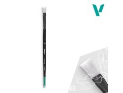 VALLEJO -  BRUSH SYNTHETIC HAIR - WEATHERING FLAT SIZE SMALL -  BRUSHES VAL-BR B09001