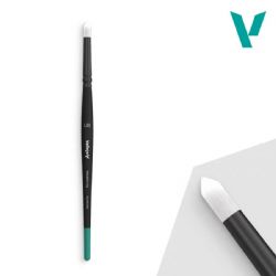 VALLEJO -  BRUSH SYNTHETIC HAIR - WEATHERING ROUND SIZE LARGE -  BRUSHES VAL-BR B08003