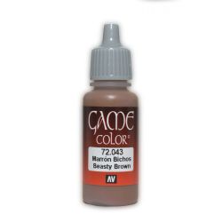 VALLEJO PAINT -  BEASTLY BROWN -  Color VAL-GC #72043