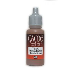 VALLEJO PAINT -  BEASTLY BROWN -  GAME COLOR VAL-GC #72043