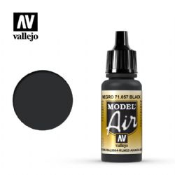 VALLEJO PAINT -  BLACK (17 ML) -  MODEL AIR VAL-MA #71057