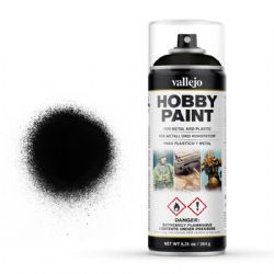 VALLEJO PAINT -  BLACK - SPRAY PRIMER -  AEROSOL VAL-HPS #28012