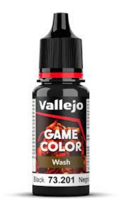 VALLEJO PAINT -  BLACK WASH -  GAME COLOR VAL-GC #73201