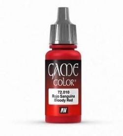 VALLEJO PAINT -  BLOODY RED -  GAME COLOR VAL-GC #72010