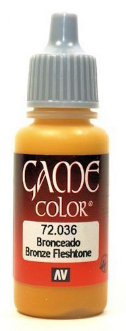 VALLEJO PAINT -  BRONZE FLESHTONE -  GAME COLOR VAL-GC #72036