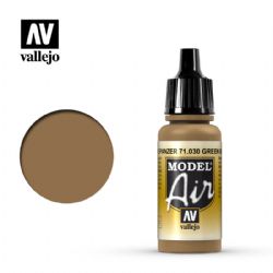 VALLEJO PAINT -  BROWN GREEN (17 ML) -  MODEL AIR VAL-MA #71030