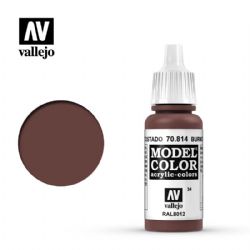 VALLEJO PAINT -  BURNT RED -  MODEL COLOR VAL-MC #70814