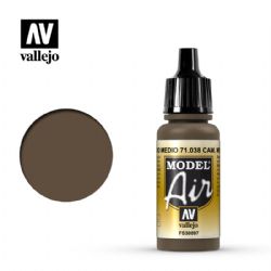 VALLEJO PAINT -  CAMOUFLAGE MEDIUM BROWN (17 ML) -  MODEL AIR VAL-MA #71038