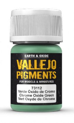 VALLEJO PAINT -  CHROME OXIDE OXIDE -  PIGMENTS VAL-P #73112