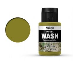 VALLEJO PAINT -  DARK GREEN -  MODEL WASH VAL-MW #76512