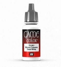 VALLEJO PAINT -  DEAD WHITE -  GAME COLOR VAL-GC #72001