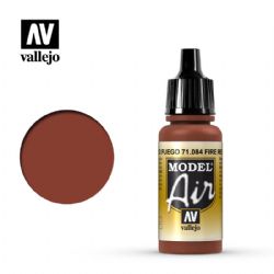 VALLEJO PAINT -  FIRE RED (17 ML) -  MODEL AIR VAL-MA #71084