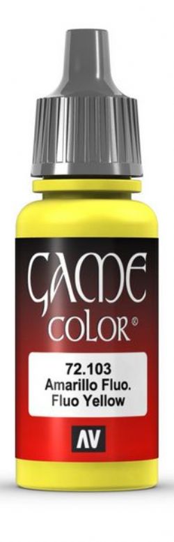 VALLEJO PAINT -  FLUO YELLOW -  GAME COLOR VAL-GC #72103