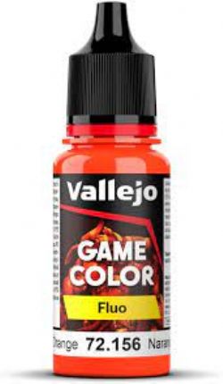 VALLEJO PAINT -  FLUORESCENT ORANGE -  GAME COLOR 72156