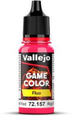 VALLEJO PAINT -  FLUORESCENT RED -  GAME COLOR 72157