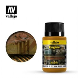 VALLEJO PAINT -  FUEL STAINS (40 ML) -  WEATHERING EFFECTS VAL-WE #73814