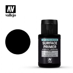 VALLEJO PAINT -  GLOSS BLACK (32 ML) -  SURFACE PRIMER 77660