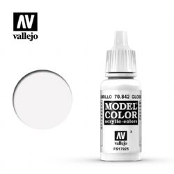 VALLEJO PAINT -  GLOSS WHITE -  MODEL COLOR VAL-MC #70842