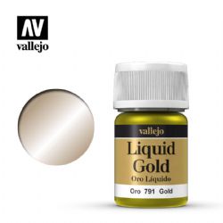 VALLEJO PAINT -  GOLD -  LIQUID GOLD VAL-MTC #70791