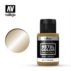 VALLEJO PAINT -  GOLD -  METAL COLOR VAL-MTC #77725